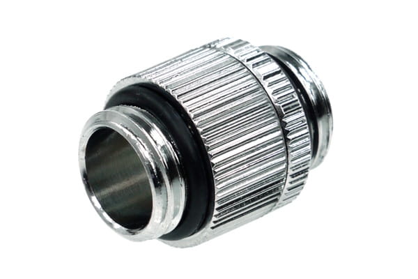 ANF Alphacool HF Doppelnippel G1/4 AG auf G1/4 AG drehbar - Chrome PHT EOL