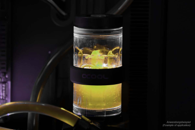 WAZ Alphacool Eiswasser Crystal Yellow UV-aktiv Fertiggemisch 1000ml EOL