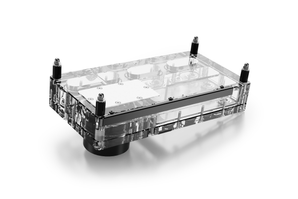 PUM Alphacool Core Distro Plate 240 Rechts mit VPP/D5 Apex PWM Pumpe PHT EOL