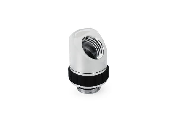 ANF Alphacool Apex Grip Adapter 45° AG/IG G1/4 drehbar chrom