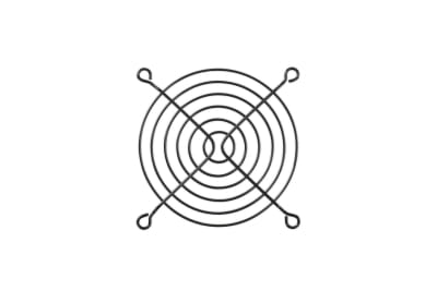 LZ Alphacool Lüftergitter 92mm schwarz