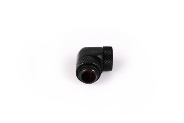 ANF Alphacool HF Winkeladapter 90° drehbar G1/4 AG auf G1/4 IG - Deep Black PHT EOL