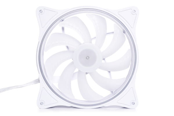 L14 Alphacool Rise Aurora 140mm Lüfter Weiß (140x140x25mm) PHT EOL