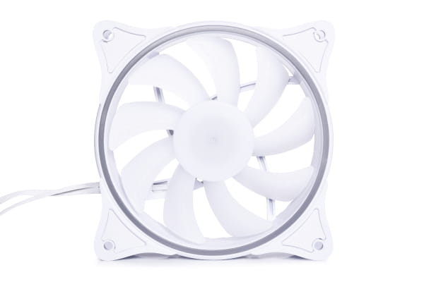 L12 Alphacool Rise Aurora 120mm Lüfter Weiß (120x120x25mm) PHT EOL
