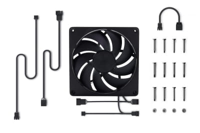 L14 Alphacool Apex Stealth Metall Lüfter 2500rpm Matt Schwarz (140x140x25mm)