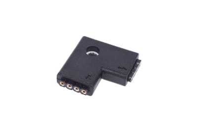 LED Alphacool Aurora LED RGB Verbinder 90° - Black EOL