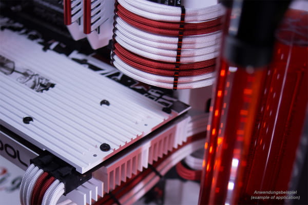 MKA Alphacool AlphaCord Sleeve 4mm - 3,3m (10ft) - Imperial Red (Paracord 550 Typ 3) 330cm EOL