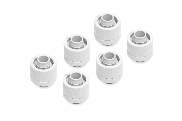 ANS Alphacool Eiszapfen 16/10mm Anschraubtülle G1/4 - White Sixpack