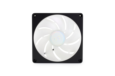 L14 Alphacool Apex Stealth Metall Aurora Lüfter 2000rpm Matt Schwarz (140x140x25mm)