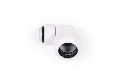 ANS Alphacool Eiszapfen 13mm HardTube Anschraubtülle 90° drehbar G1/4 - White
