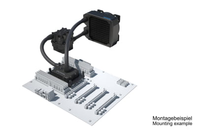 SVK Alphacool ES Pro 4U - 1 x 120 XT / XPX Pro 1U / Reservoir 2U - DDC310 SVK Alphacool ES Pro 4U - 1 x 120 XT / XPX Pro 1U / Reservoir 2U - DDC310