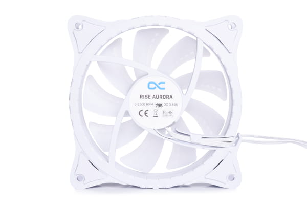 L12 Alphacool Rise Aurora 120mm Lüfter Weiß (120x120x25mm) PHT EOL