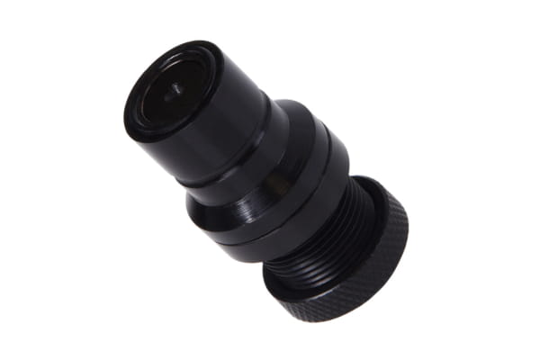 ANK Alphacool Eiszapfen Schnellverschluss Stecker Schott G1/4 IG - Deep Black