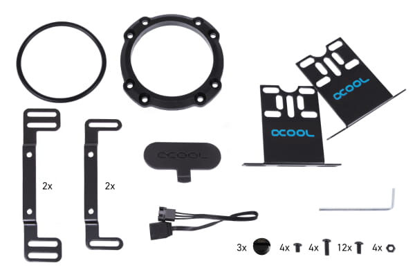 PUM Alphacool Eisbecher Aurora D5 Acetal/Glas - 150mm inkl. Alphacool VPP Apex