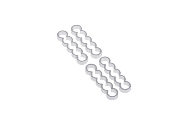 KAB Alphacool Eiskamm Alu X5 Flat - 4mm silver - 4 Stück PHT EOL