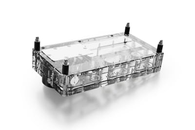PUM Alphacool Core Distro Plate 240 Links mit VPP/D5 Apex PWM Pumpe PHT EOL