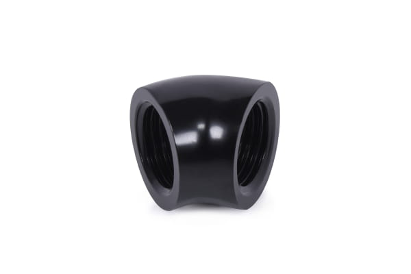 ANF Alphacool Eiszapfen L-Verbinder 45° G1/4 IG auf G1/4 IG - schwarz PHT EOL