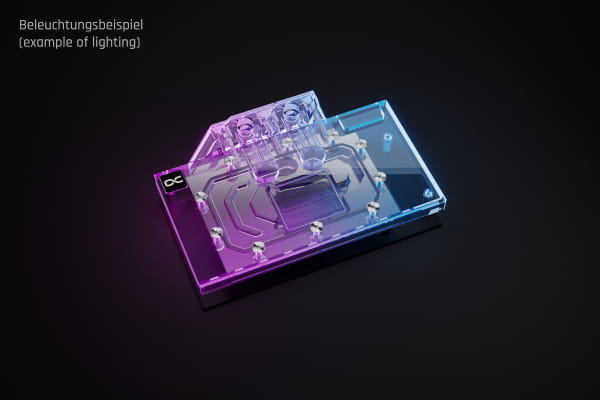 WAK Alphacool Eisblock Aurora Arc B580 Steel Legend + Challenger mit Backplate PHT EOL