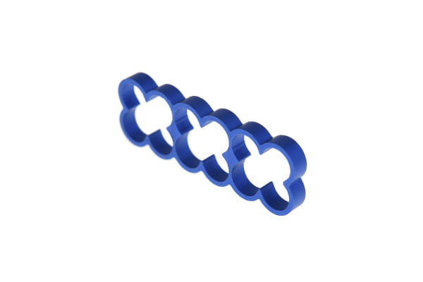 KAB Alphacool Eiskamm Alu X12 - 4mm blue - 4 Stück PHT EOL