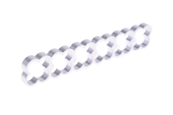 KAB Alphacool Eiskamm Alu X24 - 4mm silver - 2 Stück PHT EOL