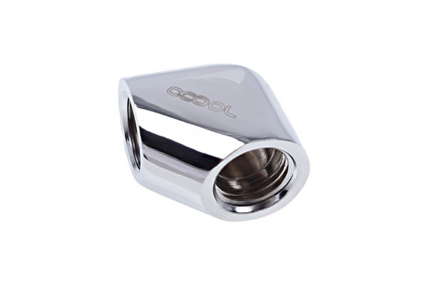 ANF Alphacool Eiszapfen L-Verbinder G1/4 IG auf G1/4 IG - Chrome