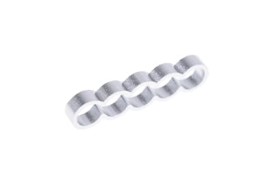 KAB Alphacool Eiskamm Alu X5 Flat - 4mm silver - 4 Stück PHT EOL
