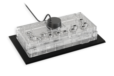 AGB Alphacool Apex Distroplate Dark Base Pro 901 Black mit VPP/D5 Apex PWM Pumpe