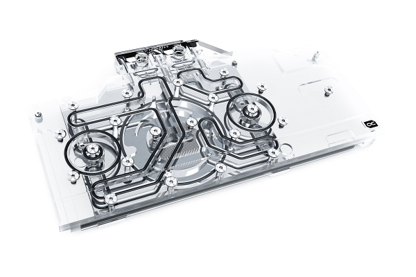 WAK Alphacool Eisblock Aurora Acryl GPX-A Radeon RX 6800XT/6900XT MERC 319 mit Backplate PHT EOL