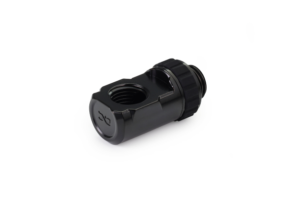 ANF Alphacool Apex Grip Adapter 90° AG/IG G1/4 drehbar schwarz