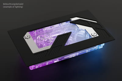 AGB Alphacool Apex Distroplate Dark Base Pro 901 Black VPP/D5 PHT EOL