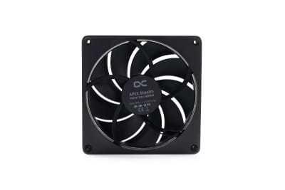 L14 Alphacool Apex Stealth Metall Lüfter 2500rpm Matt Schwarz (140x140x25mm)