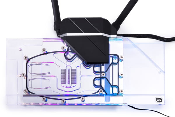 KOI Alphacool Eiswolf 2 AIO - 360mm RTX 3080/3090 Suprim X mit Backplate PHT EOL