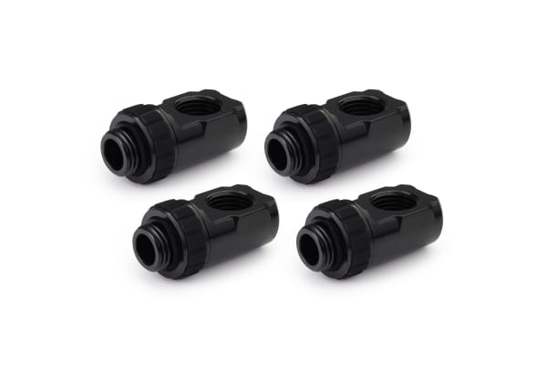 ANF Alphacool Apex Grip Adapter 90° AG/IG G1/4 drehbar schwarz Set 4 St.