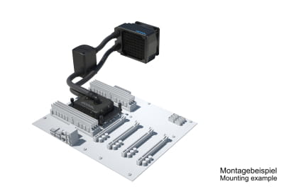 SVK Alphacool ES Pro 3U - 1x 92 / XPX Pro 1U  / Eisstation 80 DC-LT 3600rpm