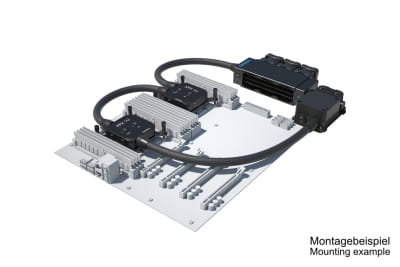 SVK Alphacool ES Pro 1U - 3 x 40 / 2x XPX 1U / Reservoir 1U - DDC310