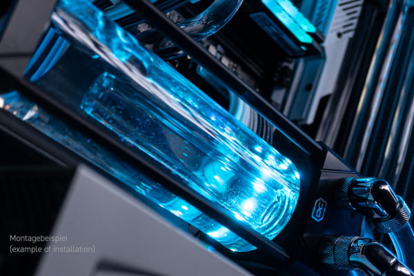 PUM Alphacool Eisbecher Aurora D5 Acetal/Glas - 150mm inkl. Alphacool VPP Apex