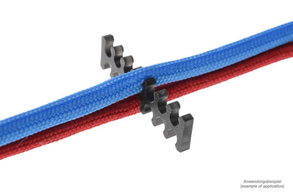 KAB Alphacool Eiskamm X14 - 3mm black - 4 Stück PHT EOL