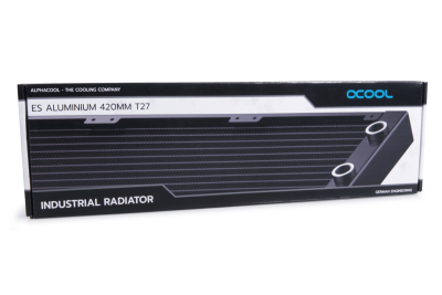 RAD Alphacool ES Aluminium 420 mm T27 - (For Industry only) EOL