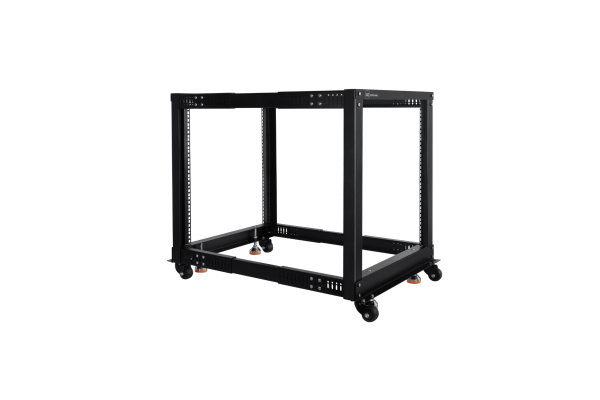 GHE Alphacool ES 19" Open Frame Serverrack 12HE Verstellbare Tiefe
