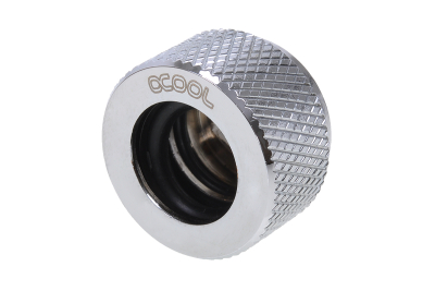 ANS Alphacool HT 13mm HardTube Anschraubtülle G1/4 - gerändelt - Chrome PHT EOL