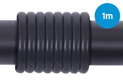 S13 Alphacool EPDM Tube 13/10 - Black 1m (3,28ft) Retailbox