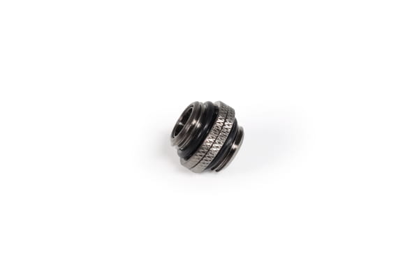 ANF Alphacool ES Doppelnippel Steckbar G1/4 AG auf G1/4 AG - Deep Black