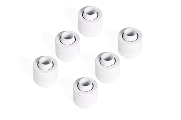 ANS Alphacool Eiszapfen 13/10mm Anschraubtülle G1/4 - White Sixpack