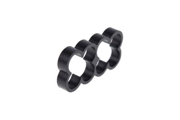 KAB Alphacool Eiskamm Alu X8 - 4mm black - 4 Stück PHT EOL