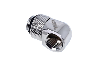 ANF Alphacool Eiszapfen L-Verbinder drehbar G1/4 AG auf G1/4 IG - Chrome