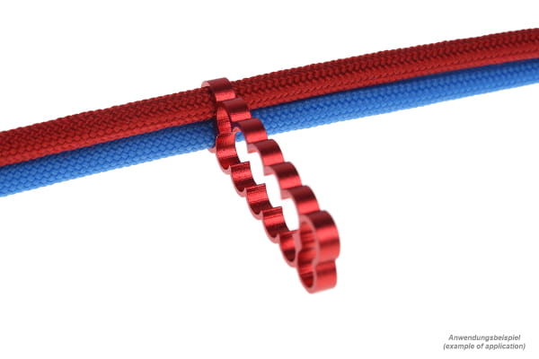 KAB Alphacool Eiskamm Alu X14 - 4mm red - 4 Stück PHT EOL