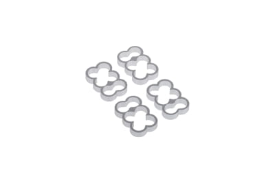 KAB Alphacool Eiskamm Alu X6 - 4mm silver - 4 Stück PHT EOL