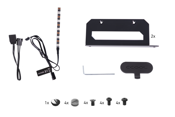 PUM Alphacool Rise Flat Reservoir D5 mit VPP Apex Pumpe EOL