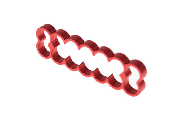 KAB Alphacool Eiskamm Alu X14 - 4mm red - 4 Stück PHT EOL