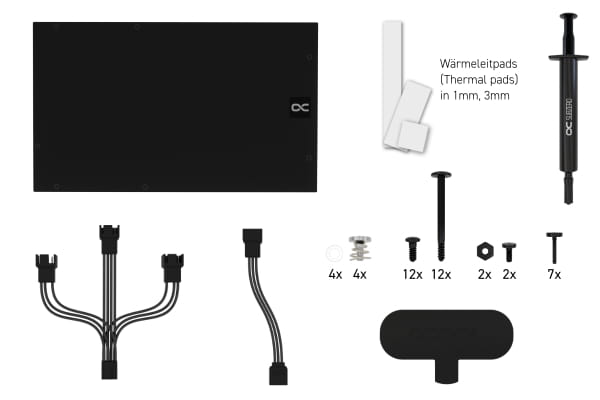 KOI Alphacool Eiswolf 2 AIO - 360mm RTX 4080 Founders Edition mit Backplate EOL